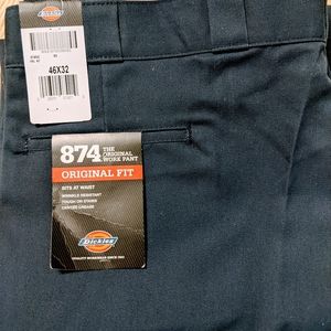 Dickies 874 Navy Work Pant 46x32